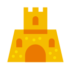 Castillo de arena icon