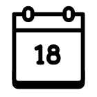 Calendário 18 icon