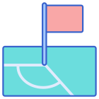 Fútbol Corner Filled icon