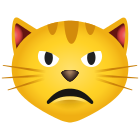 Schmollende Katze icon