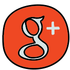 Google Plus eingekreist icon