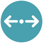 Divide Horizontal Direction icon