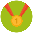 Medaille Erster Platz icon