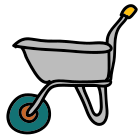 Wheelbarrow icon