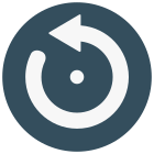Circular Arrow Pointing to Left icon
