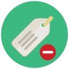 Remover etiqueta icon