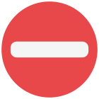 Entrada proibida icon