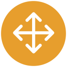 Redimensionner Quatre Directions icon