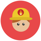 Feuerwehrmann-männlich icon