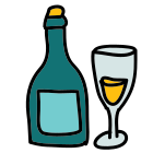 Champagne Bottle icon