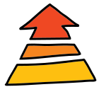위 방향 화살표 icon