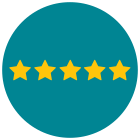 Five of Five Stars icon