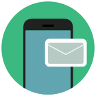 E-mail para celular icon