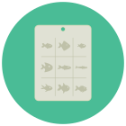 Tableau des poissons icon