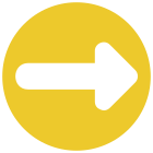 Gruesa y larga flecha derecha icon