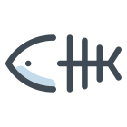 Esqueleto de peixe icon