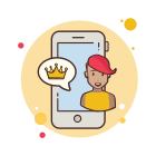 Phone Crown icon