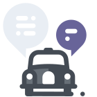タクシー車のキャブの輸送車の輸送サービスのアプリケーション31 icon