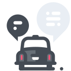 タクシー車のキャブの輸送車の輸送サービスのアプリケーション13 icon
