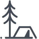 森の中のテント icon