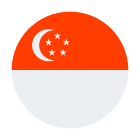 싱가포르 원형 icon