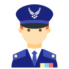 空軍司令官男性スキン タイプ 1 icon