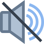 Sin audio icon