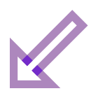 Down Left Arrow icon