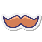 Moustache anglaise icon