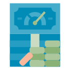 Kpi financial indicator icon icon