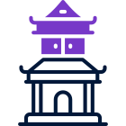 chinese temple icon