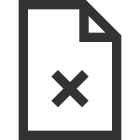 Delete File icon