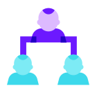 Organigramm Menschen icon