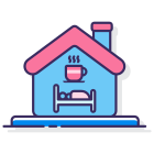 Bed And Breakfast icon