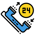 24 Hour Customer Support icon