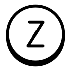 Z cerchiata icon