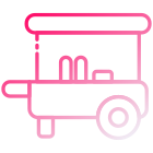 Food cart icon