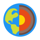 O núcleo interno da Terra icon