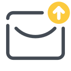 E-Mail hochladen icon