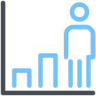 Crecimiento de persona icon