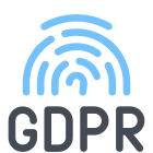 Impressão digital GDPR icon