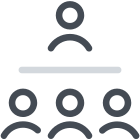 Podium avec audience icon