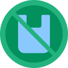 No Plastic Bags icon