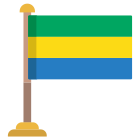 Gabon Flag icon