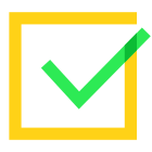 Ausgefüllte Checkbox icon