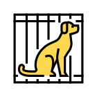 Dog in Cage icon