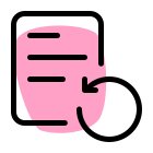 Refresh document from company digital file system icon