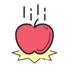 떨어지는 사과 icon