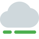 Progress bar for cloud computing system layout icon