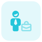 Job website for joining the workforce layout icon